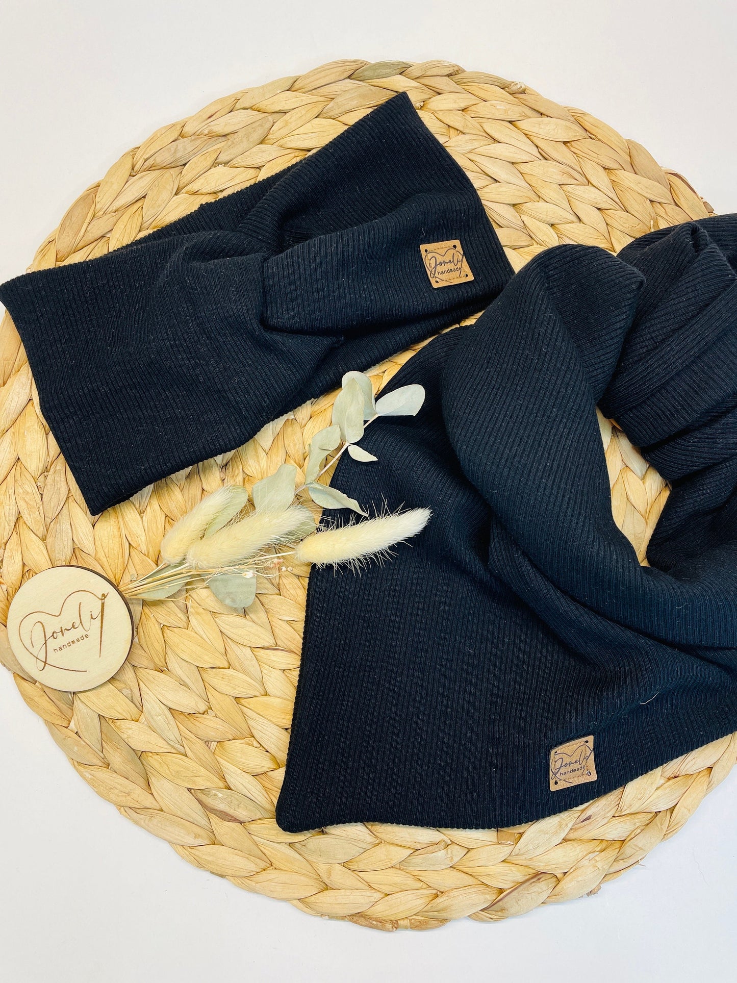 Leo Stirnband mit Knotendetail für Kinder und Frauen in tollen Farben aus Rip Jersey