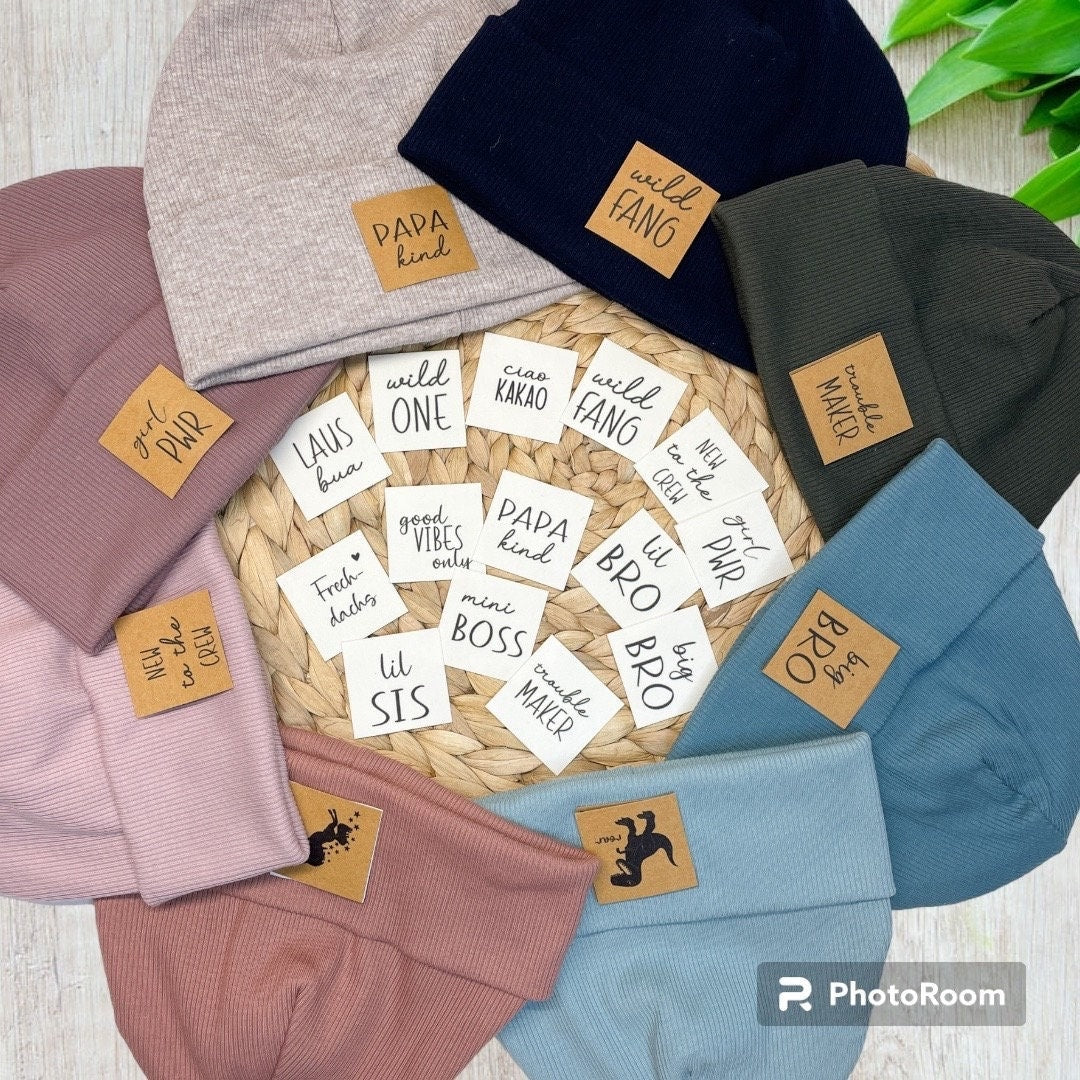 Hipster Beanie / Mütze/ Dreieckstuch/ mit Liebe genähte und personalisierte Hipster Beanie für Kinder und Erwachsene