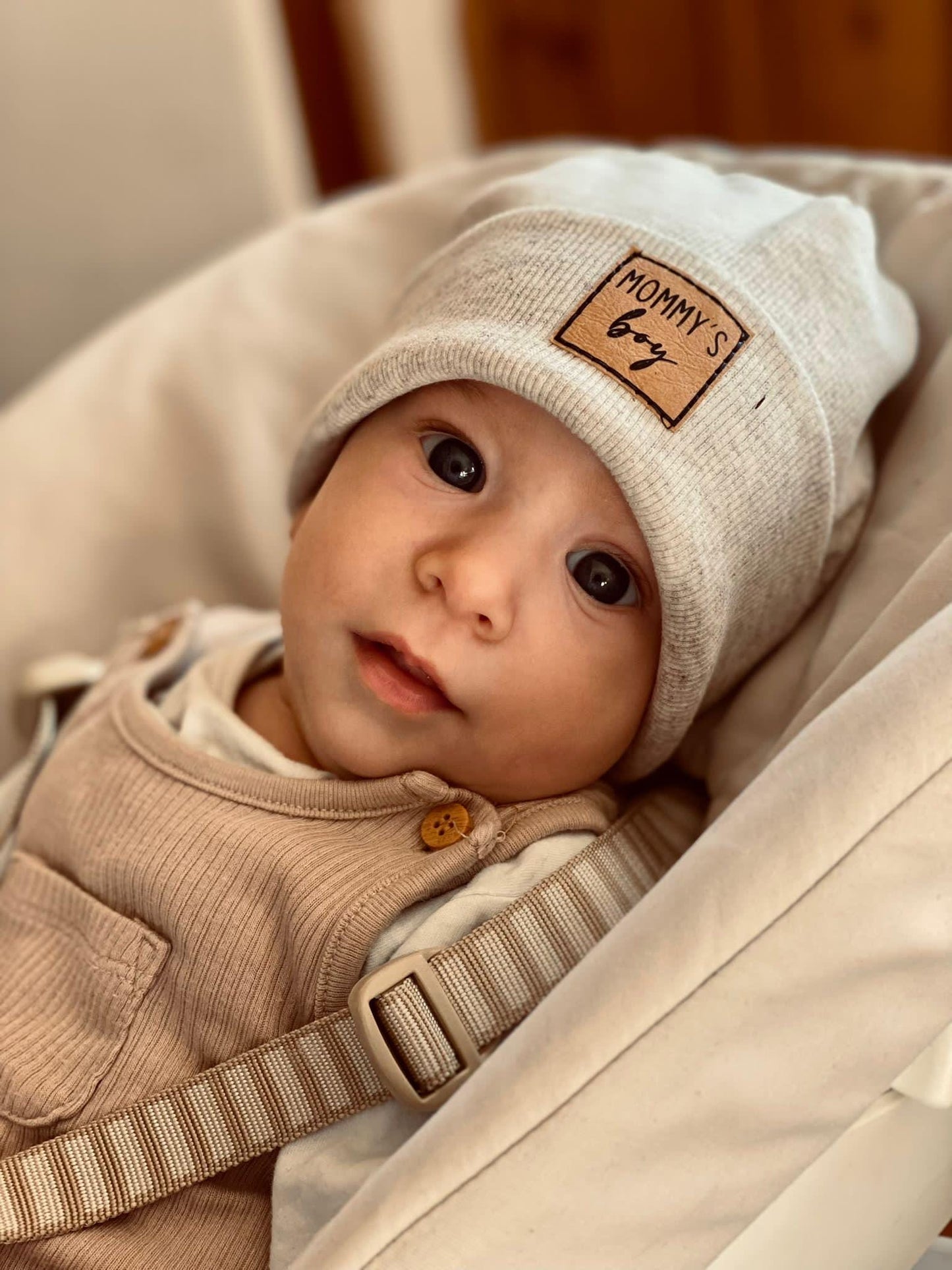 Statement Beanie / Mütze Set/ Dreieckstuch/ mit Liebe genähte und personalisierte Hipster Beanie für Kinder und Erwachsene