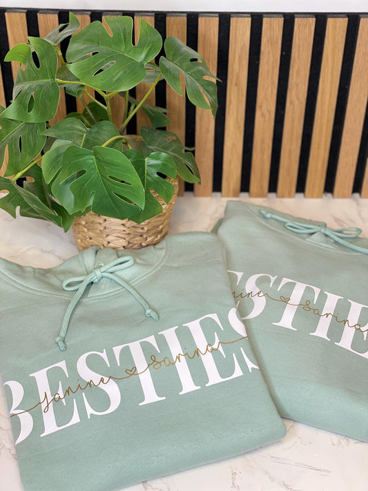 Besties Hoodie- für dich und deine beste Freundin, personalisiert