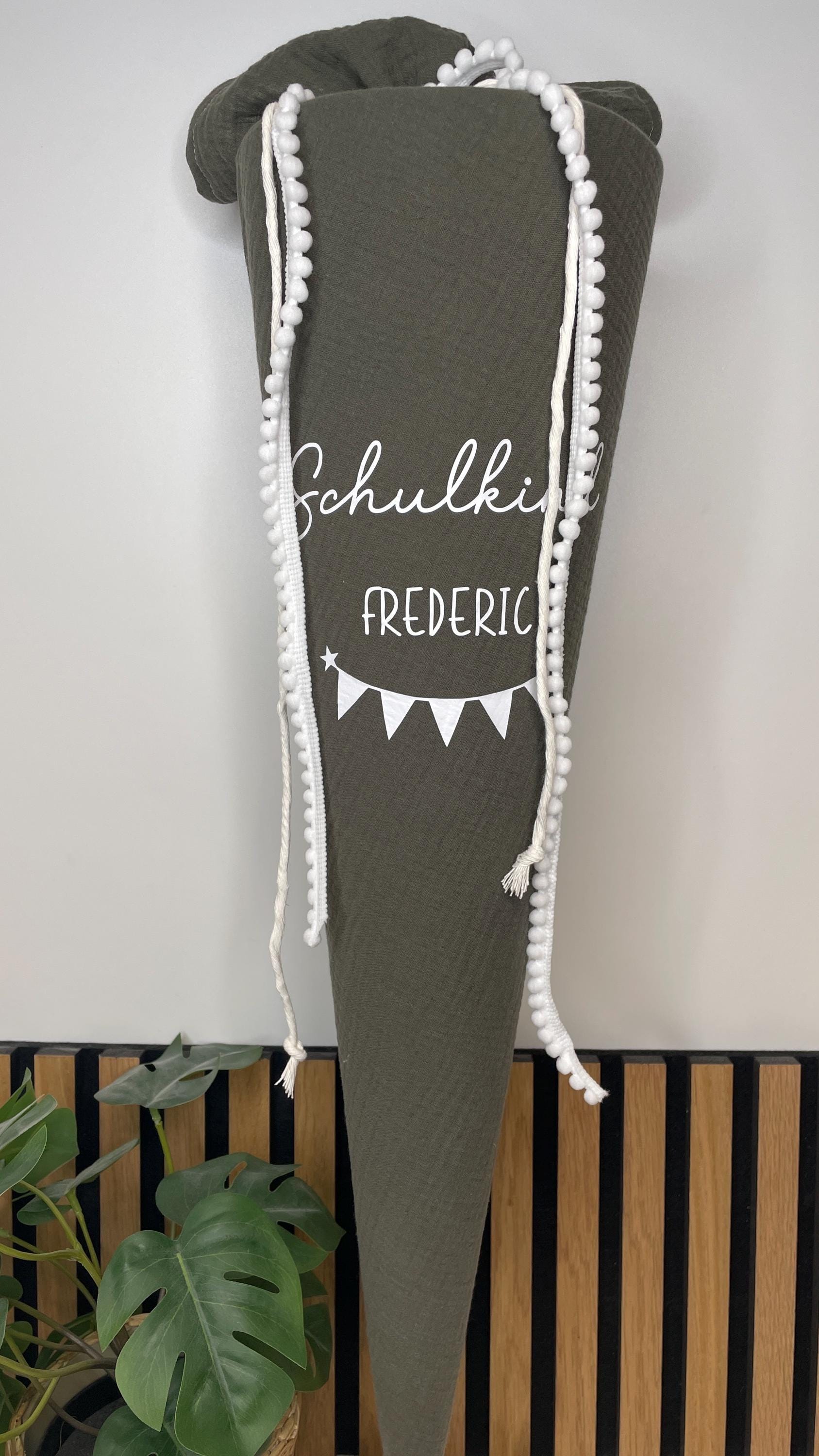 Schulkind T-Shirt & Schultüte/Zuckertüte aus Musselin, verschiedene Farben