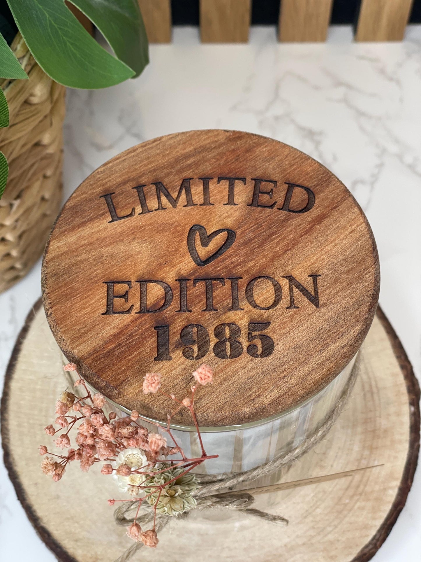 Limited Edition / Geburtstagsgeschenk runder Geburtstag / Keksdose Vorratsglas