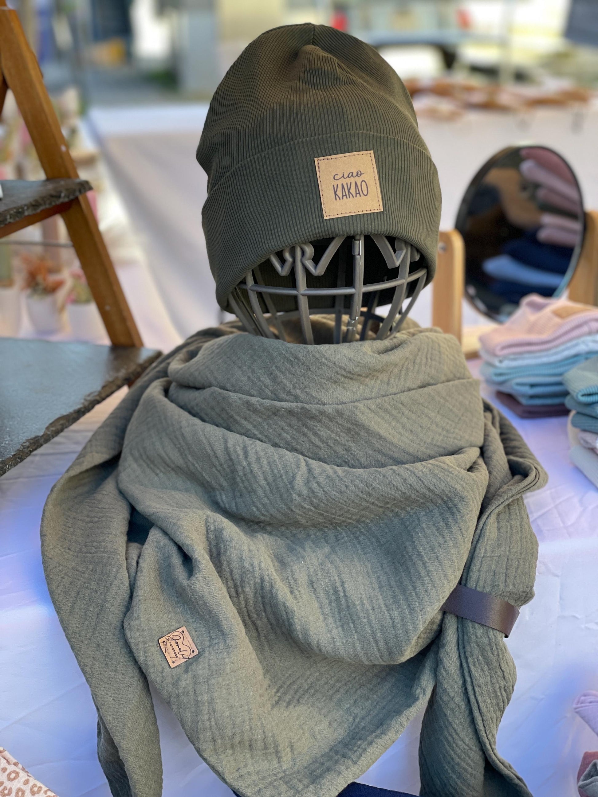 XXL Musselintuch / Schal aus Musselinstoff für Erwachsene und Kinder in tollen Farben