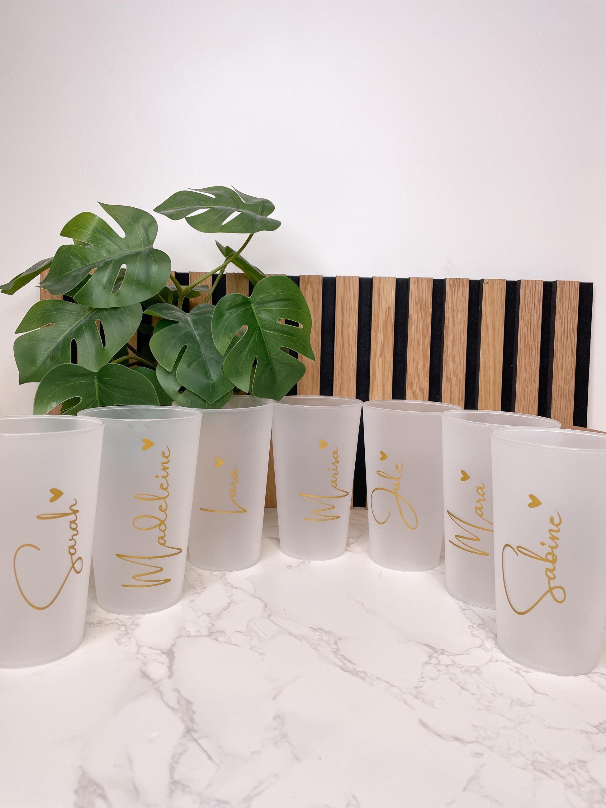 Party Becher personalisiert für JGA / Team Braut / Junggesellenabschied
