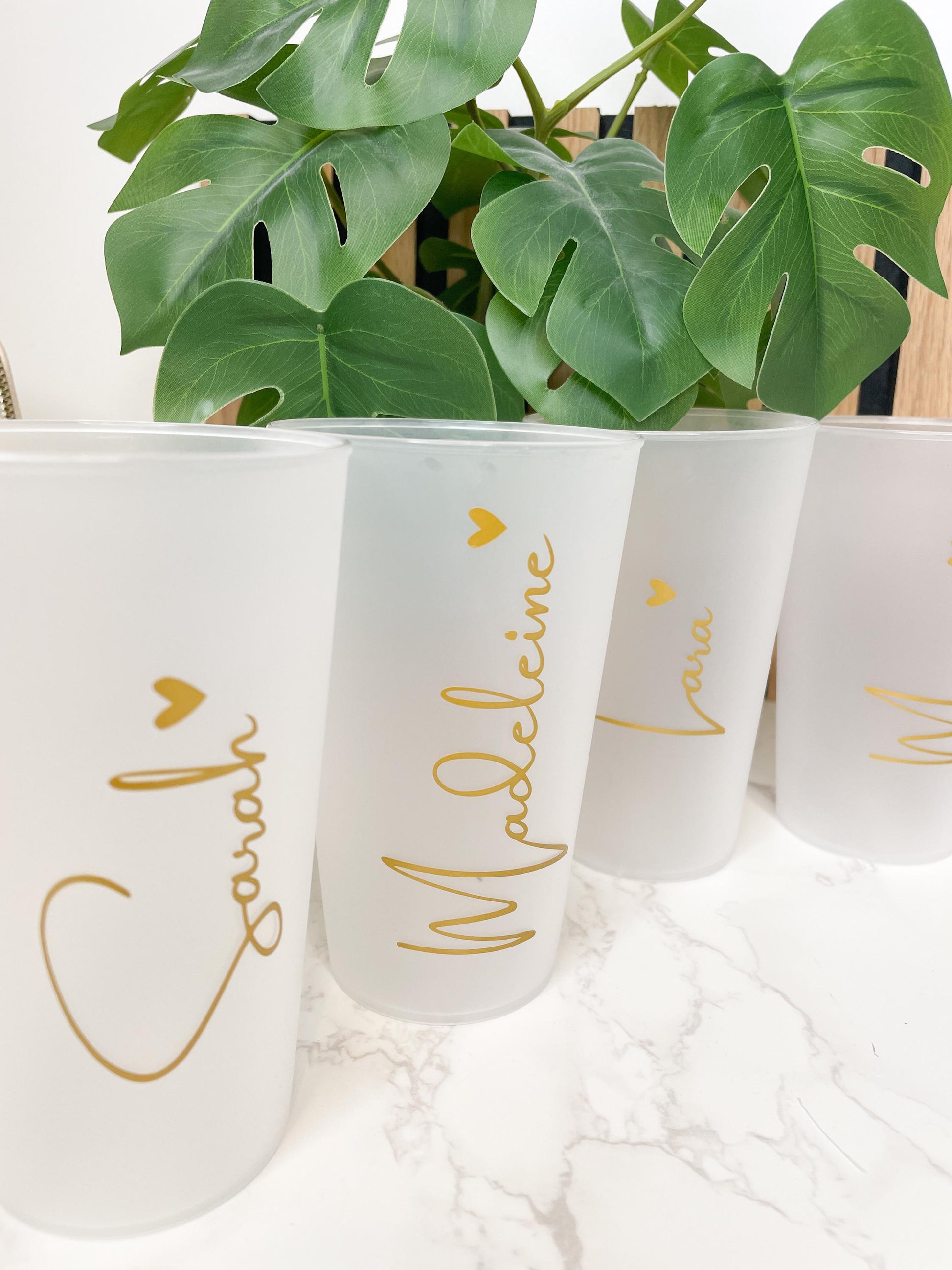 Party Becher personalisiert für JGA / Team Braut / Junggesellenabschied