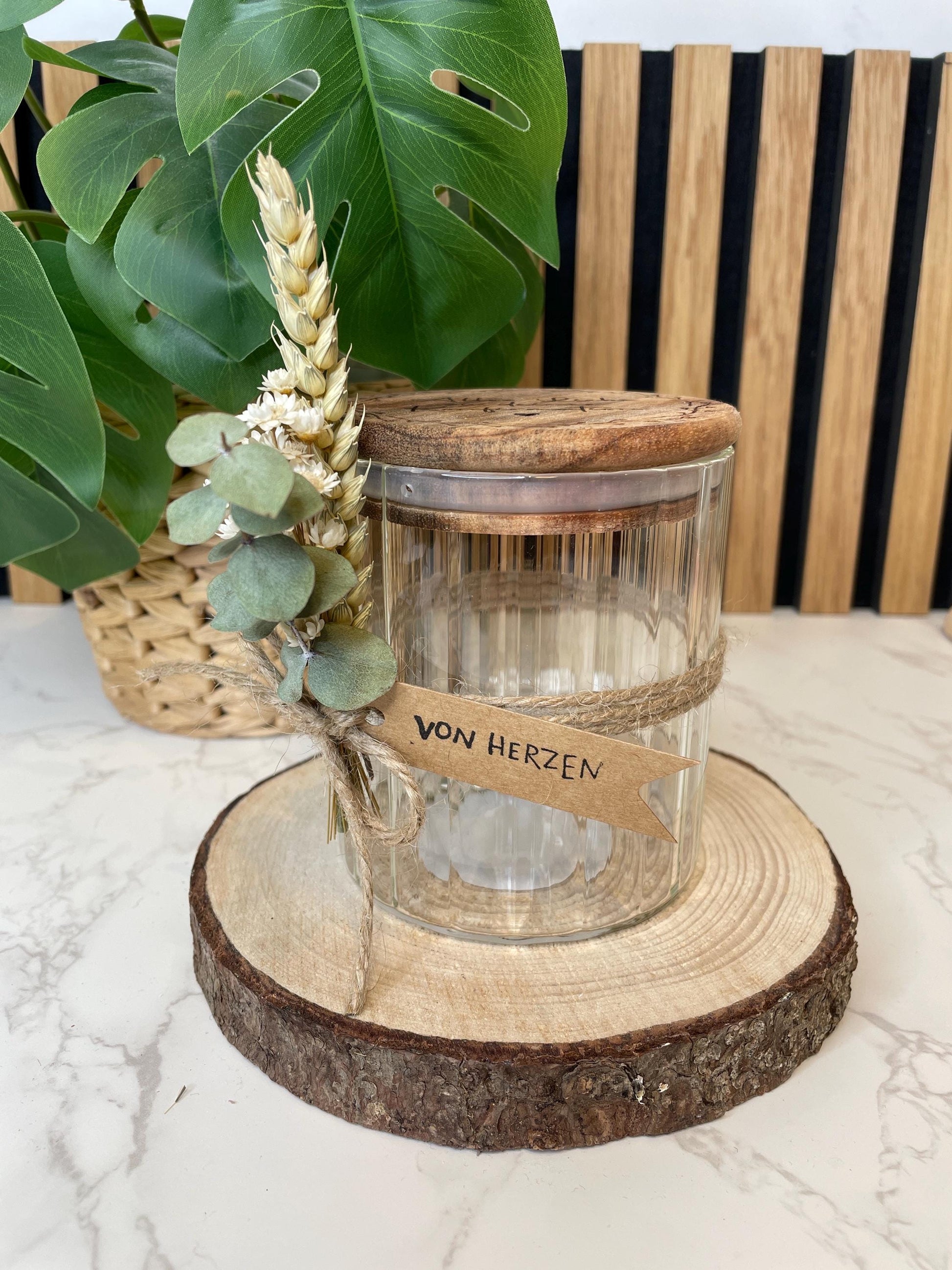 Geschenkglas zur Konfirmation oder Kommunion / Raysin deko /vorratsglas