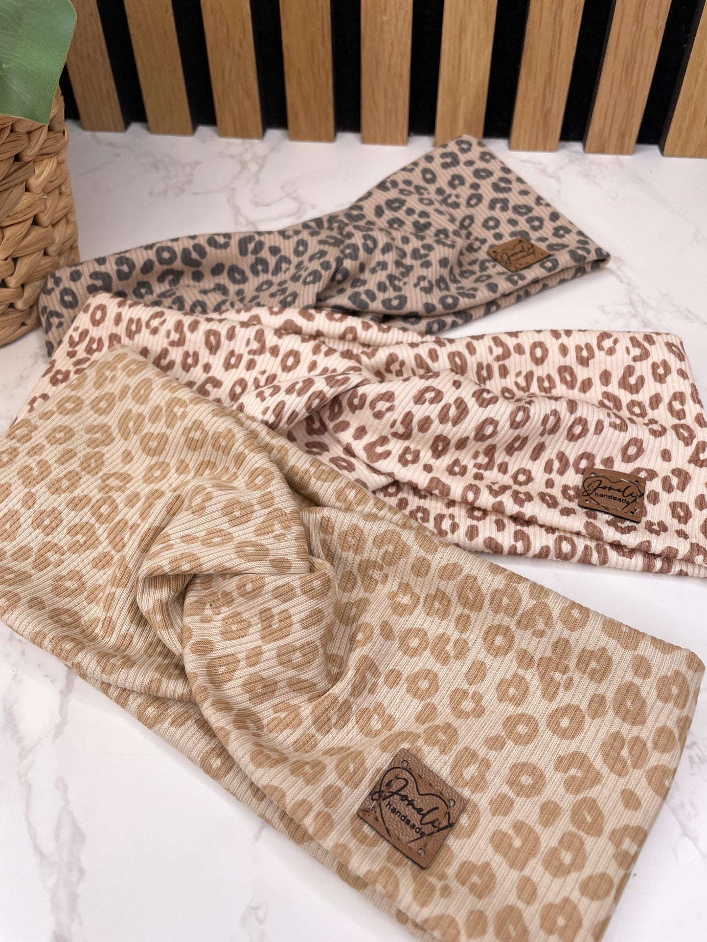 Leo Stirnband mit Knotendetail für Kinder und Frauen in tollen Farben aus Rip Jersey