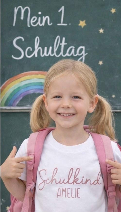 SCHULKIND Shirt für Erstklässler und Schulanfänger T-Shirt, Geschenk zur Einschulung
