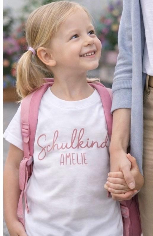 SCHULKIND Shirt für Erstklässler und Schulanfänger T-Shirt, Geschenk zur Einschulung