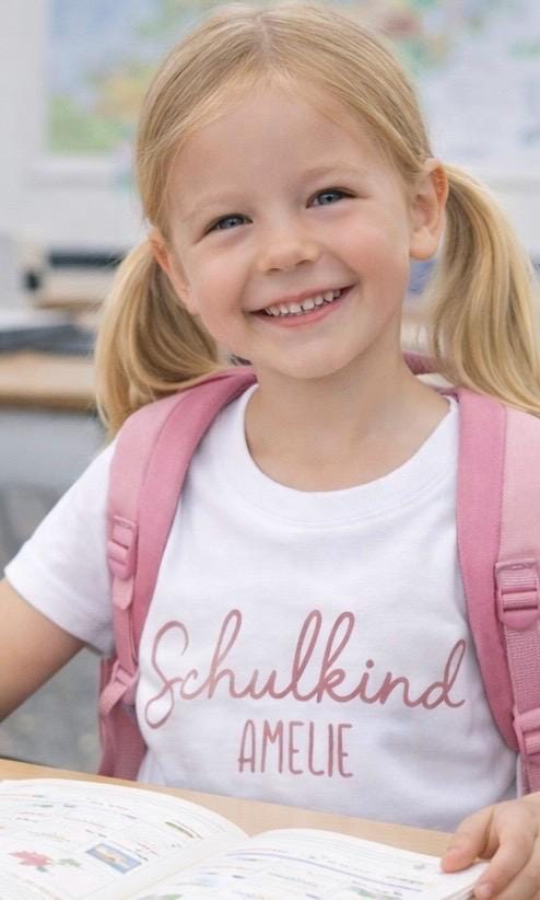 SCHULKIND Shirt für Erstklässler und Schulanfänger T-Shirt, Geschenk zur Einschulung