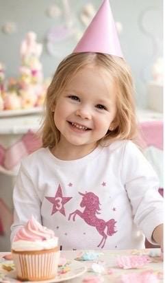 Geburtstagsshirt langarm für Mädchen