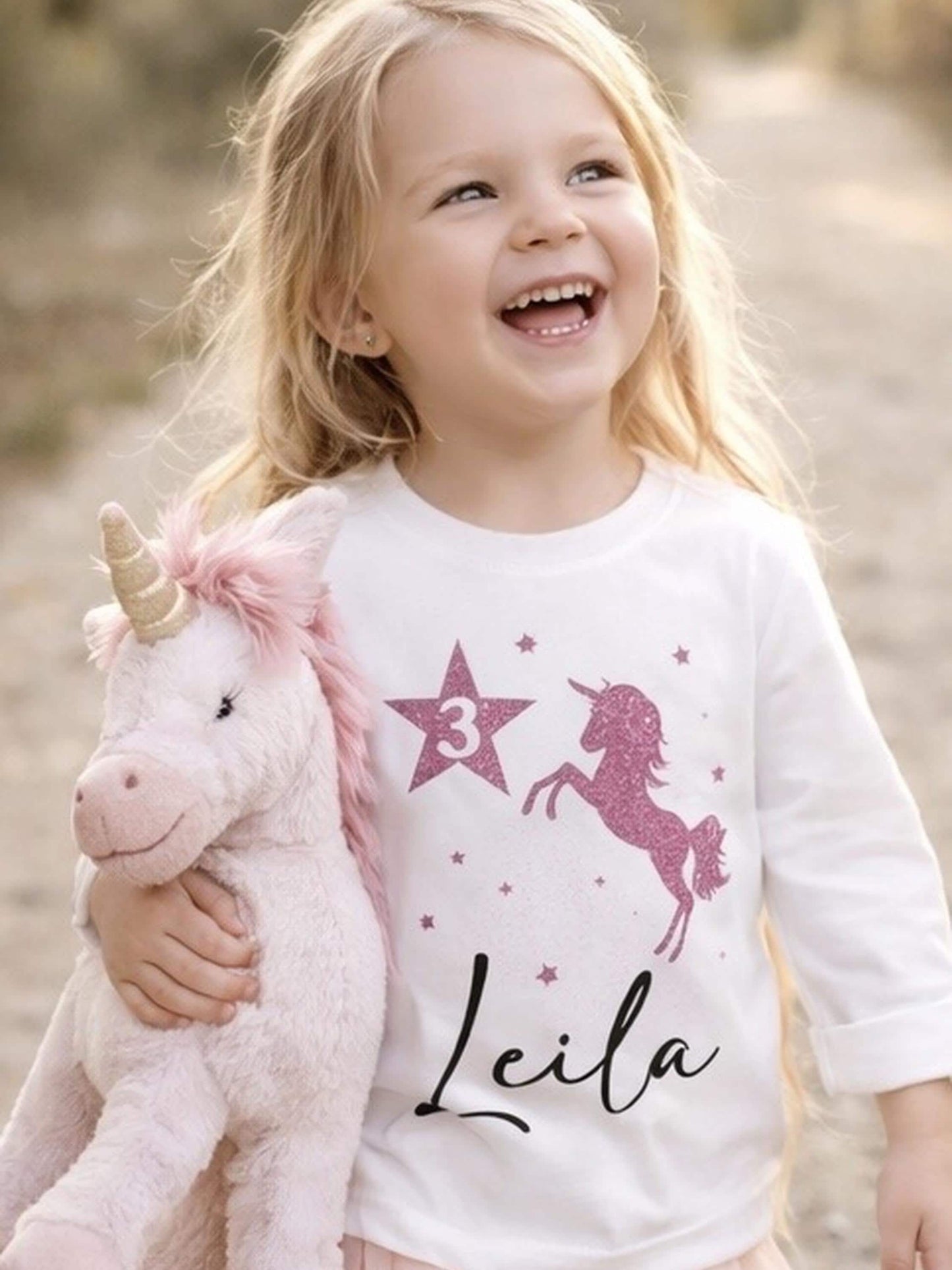 Geburtstagsshirt langarm für Mädchen