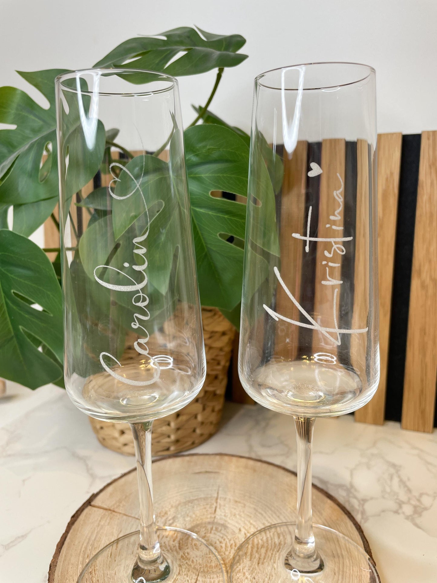 Personalisierte Sektgläser mit Namensgravur – Zeitlos & individuell | Lasergravur