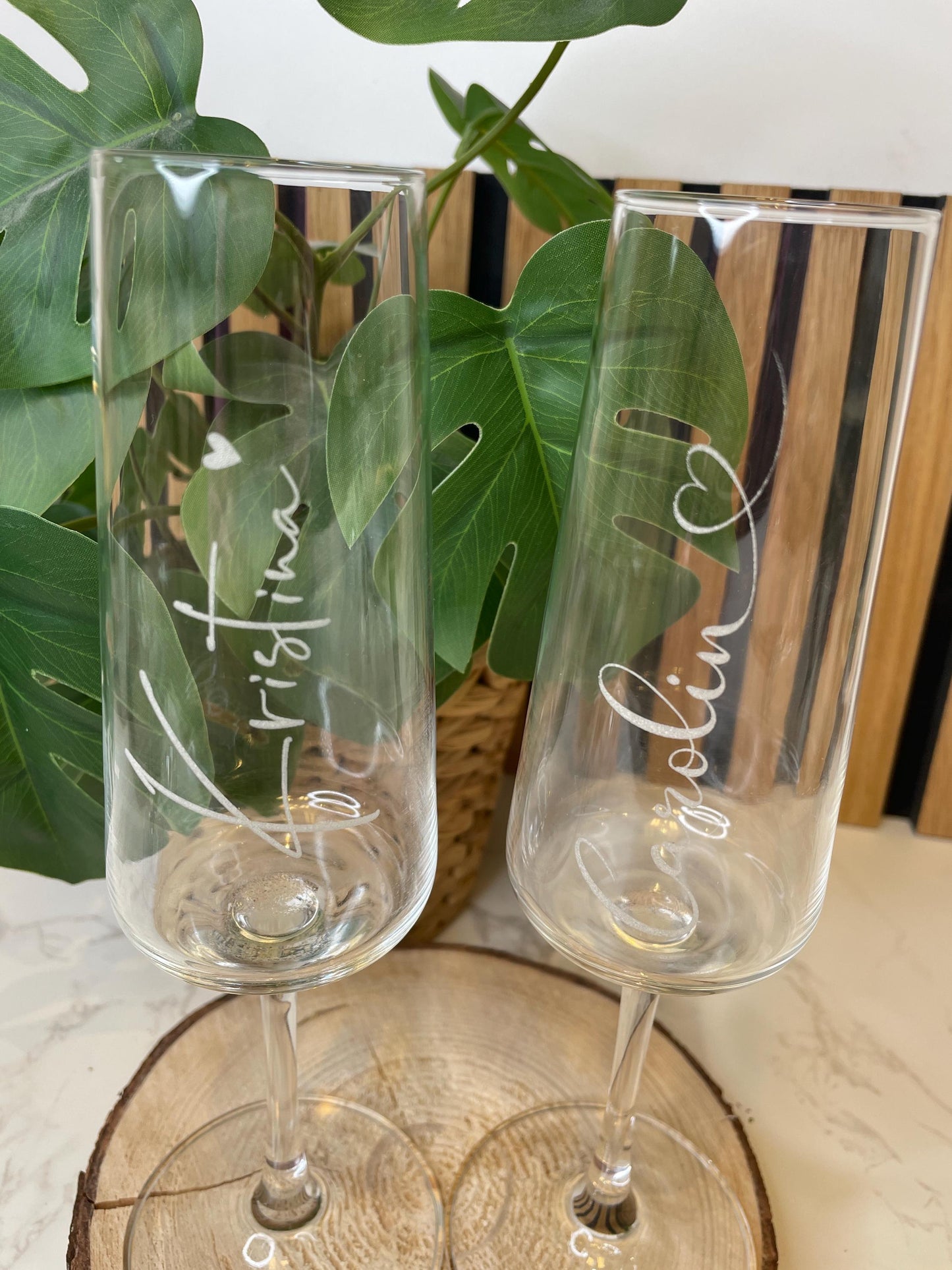 Personalisierte Sektgläser mit Namensgravur – Zeitlos & individuell | Lasergravur