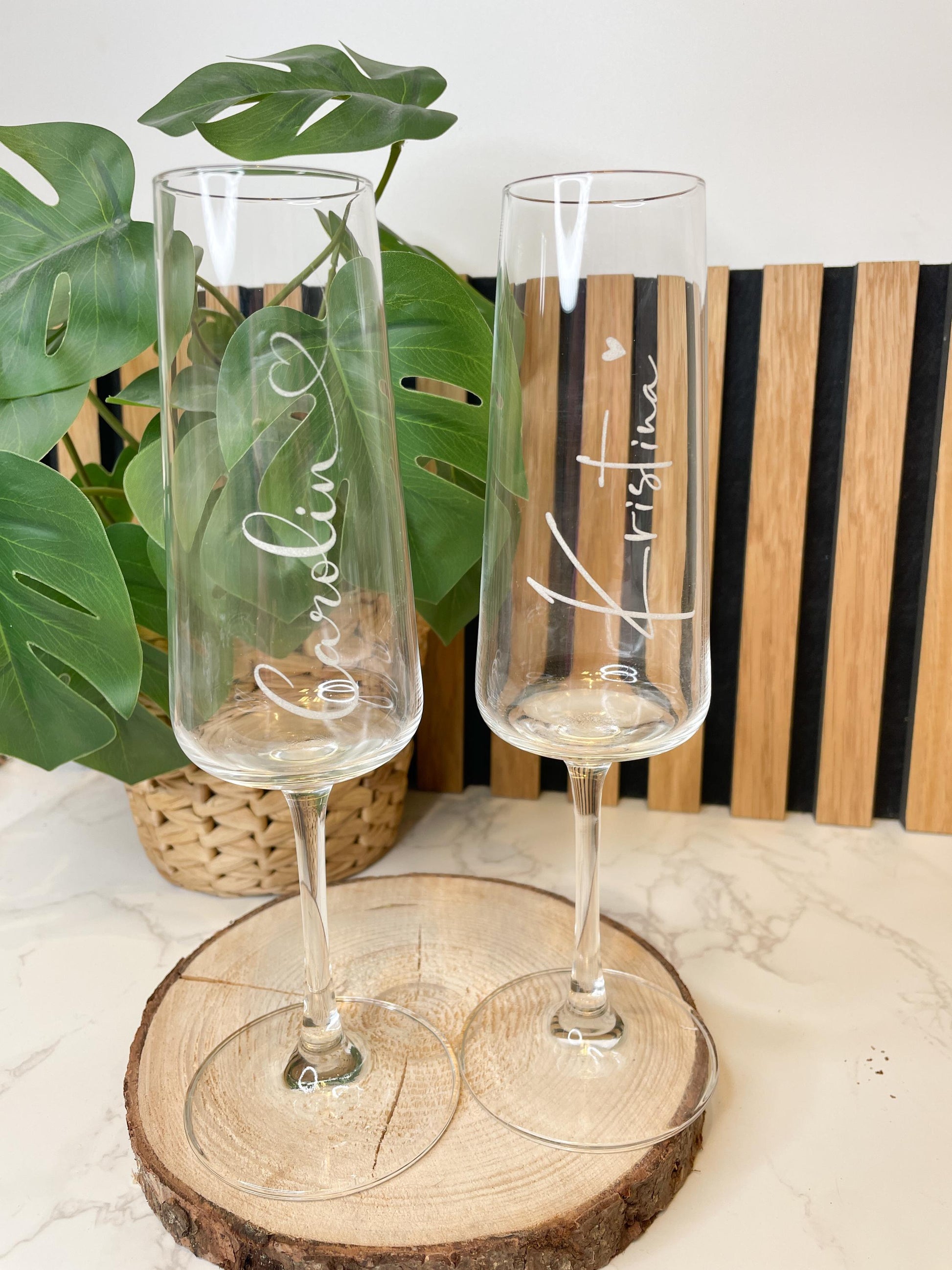 Personalisierte Sektgläser mit Namensgravur – Zeitlos & individuell | Lasergravur