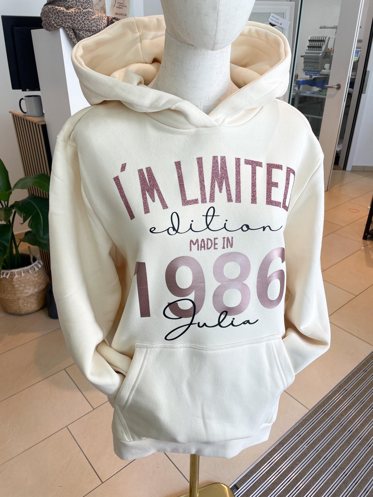 Hoodie Limited Edition / Geburtstagspullover / Geschenk zum runden gebuu