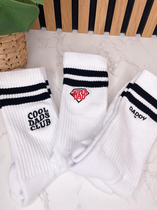 Personalisierte Socken für den Papa / Geschenk zum Vatertag oder Geburtstag