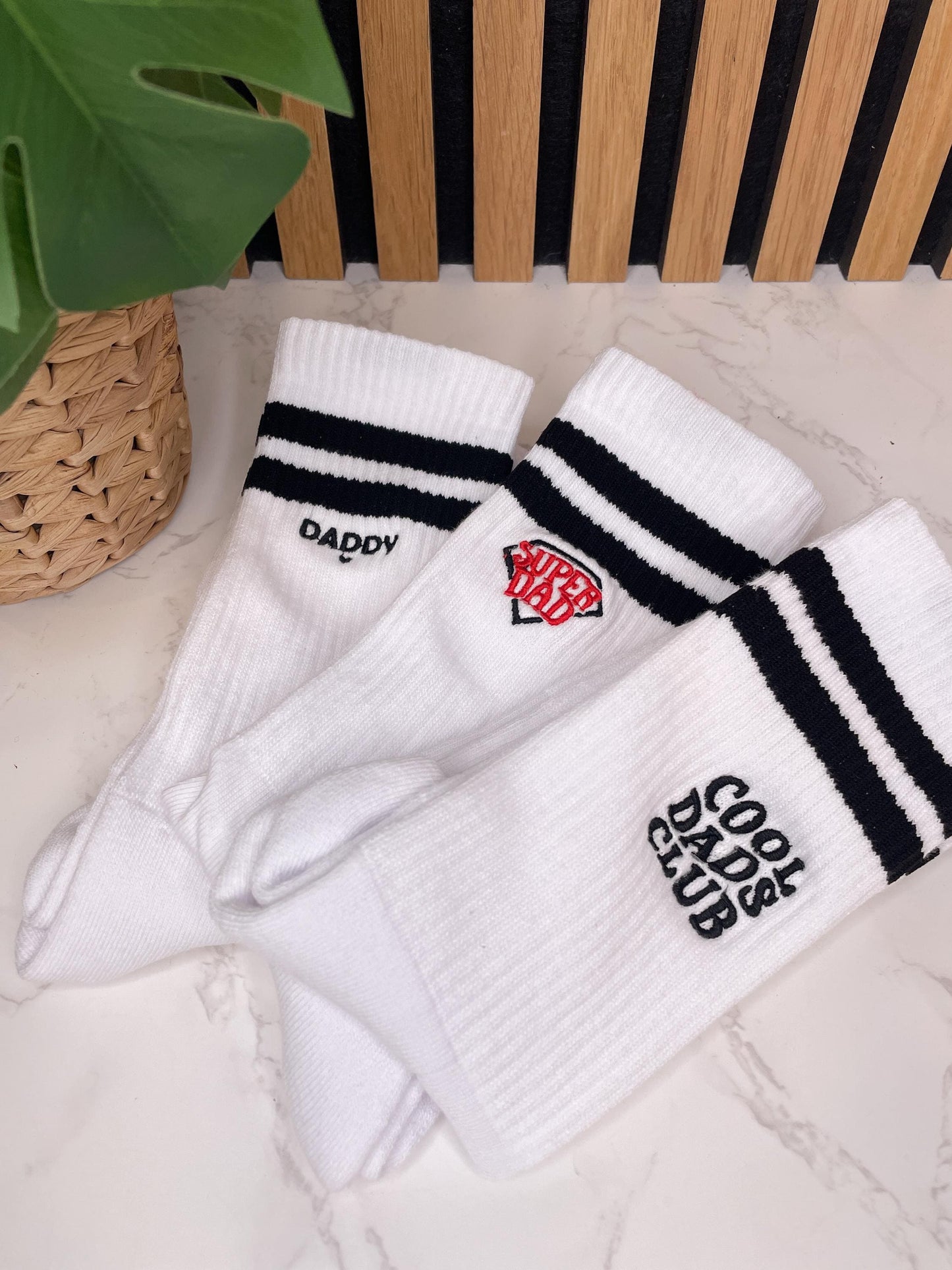 Personalisierte Socken für den Papa / Geschenk zum Vatertag oder Geburtstag