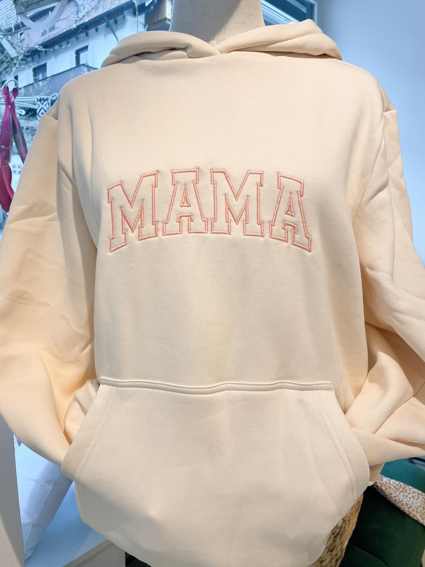 Bestickter Hoodie für Mama, Geschenk zum Muttertag, zur Geburt oder zum Geburtstag