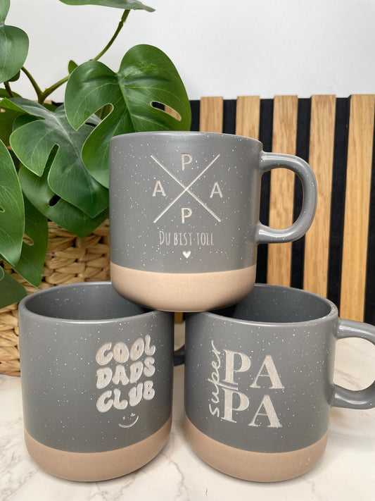 Tasse für Papa zum Vatertag oder Geburtag / Super Papa / Papa du bist toll