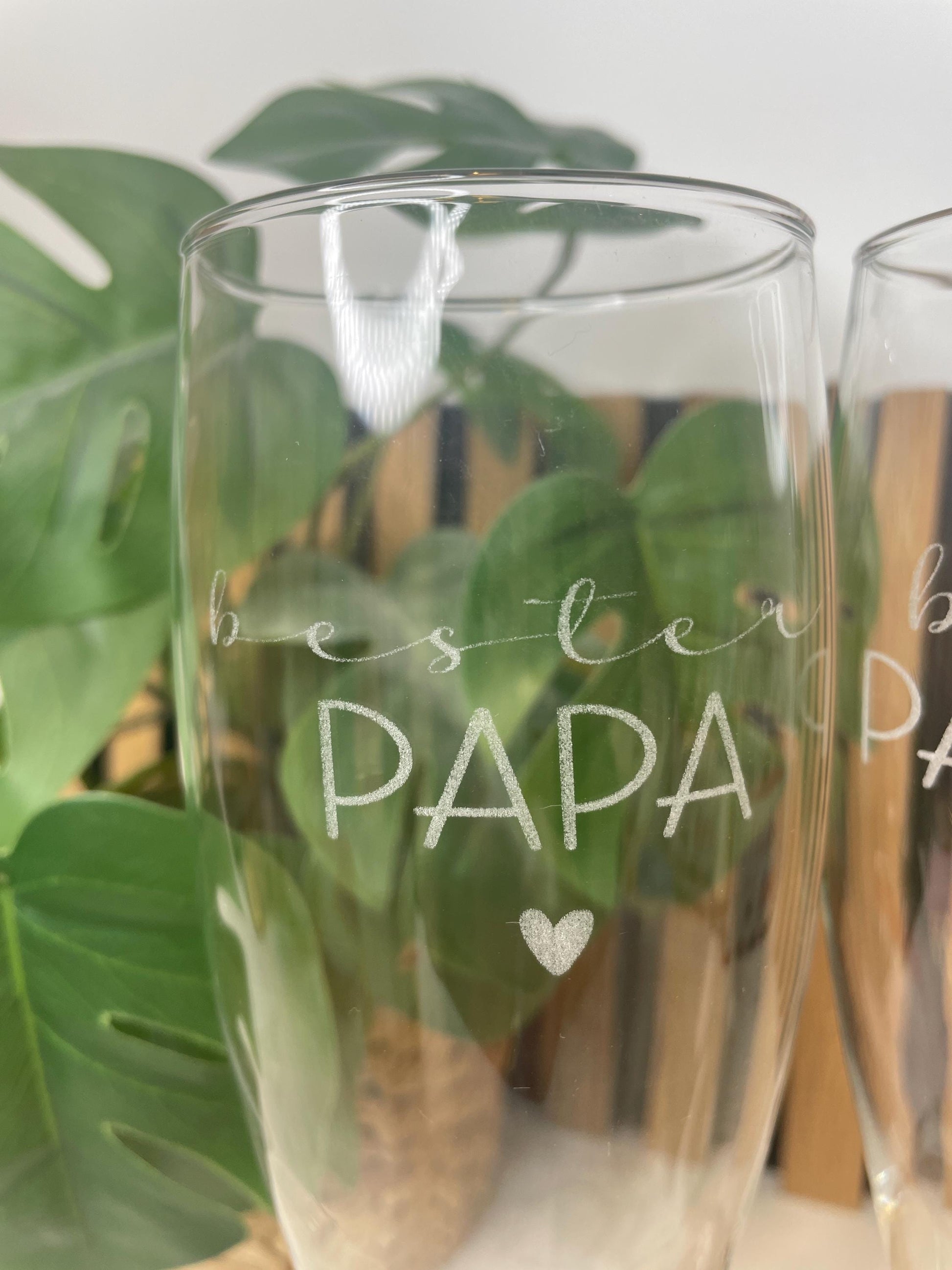 Personalisierte Weizengläser „Bester Papa & Opa“ – das perfekte Geschenk zum Vatertag oder Geburtstag