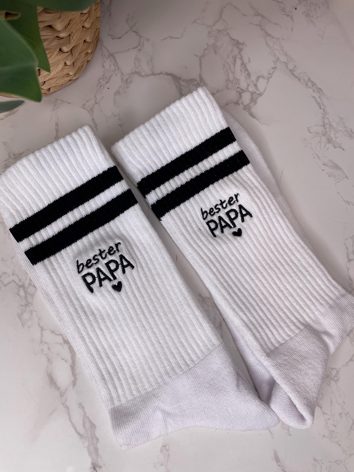Personalisierte Socken für den Papa / Geschenk zum Vatertag oder Geburtstag