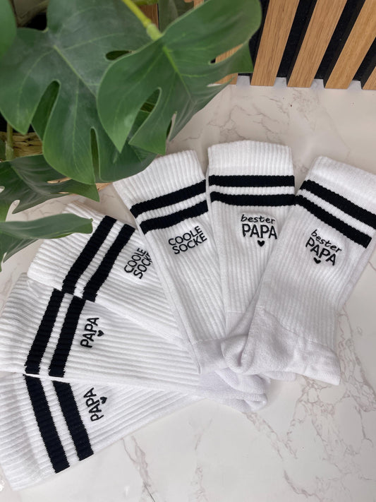 Personalisierte Socken für den Papa / Geschenk zum Vatertag oder Geburtstag