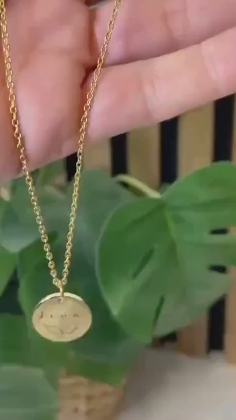 Halskette mit deiner Wunschgravur für deine Tochter, Mama, Frau oder Freundin