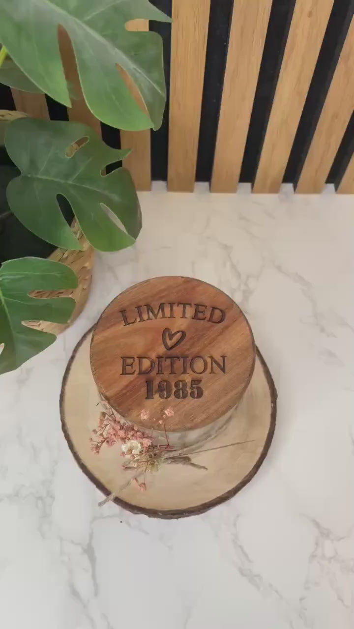 Limited Edition / Geburtstagsgeschenk runder Geburtstag / Keksdose Vorratsglas