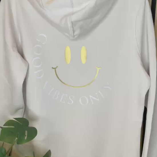 Good Vibes Only - kuscheliger Hoodie in verschiedenen Farben