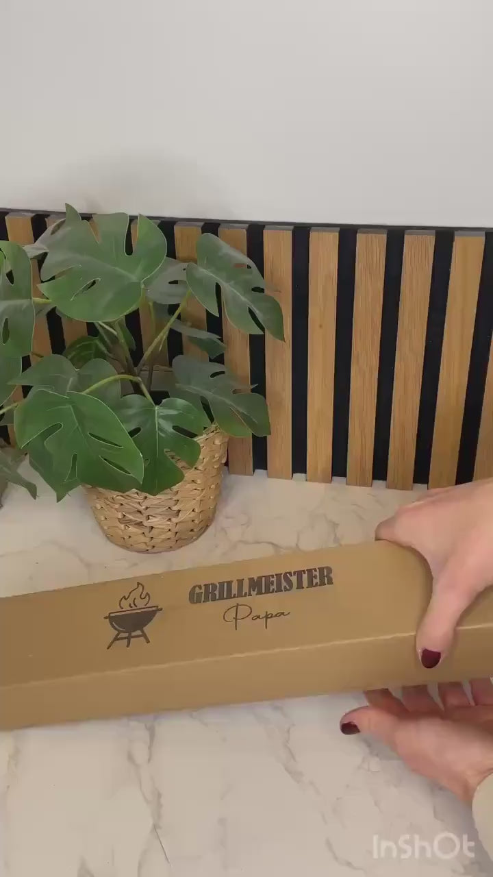 Grillbesteck für den besten Papa oder besten Kumpel , Geschenk für Männer zum grillen