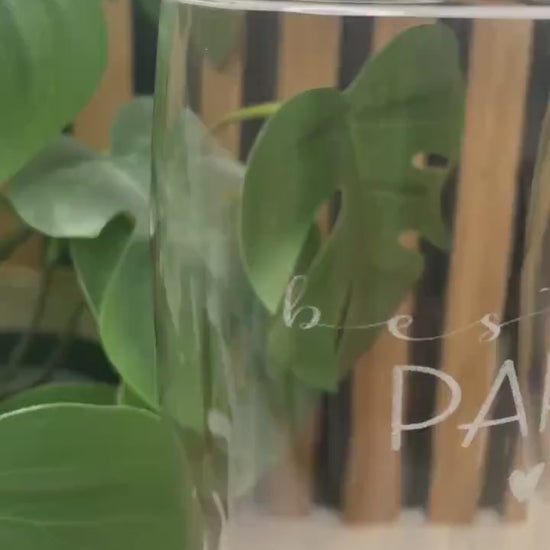 Personalisierte Weizengläser „Bester Papa & Opa“ – das perfekte Geschenk zum Vatertag oder Geburtstag
