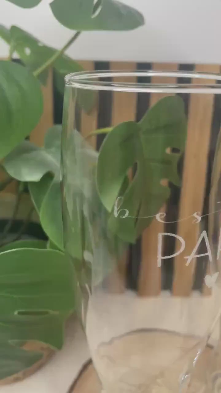 Personalisierte Weizengläser „Bester Papa & Opa“ – das perfekte Geschenk zum Vatertag oder Geburtstag