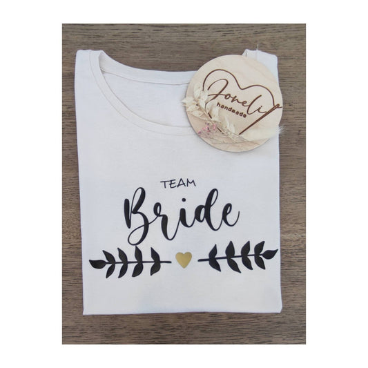 Team Bride, T-Shirt für euren Junggesellinnenabschied, Braut - Mengenrabatt