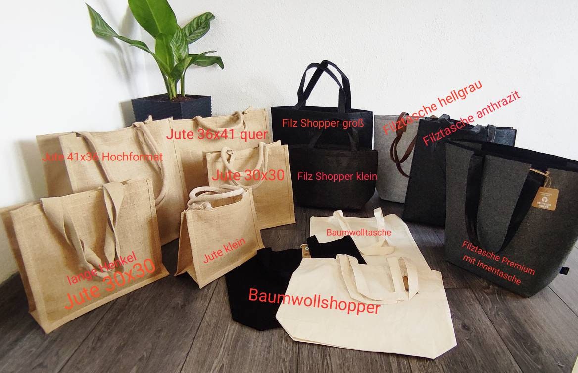 Hebamme mit Herz untersch. Designs, Abschiedsgeschenk verschiedene Taschen und Größen