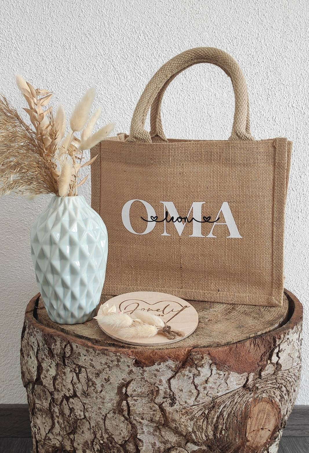 Oma/Mama mit den Namen der Enkel/Kinder / verschiedene Taschenmodelle