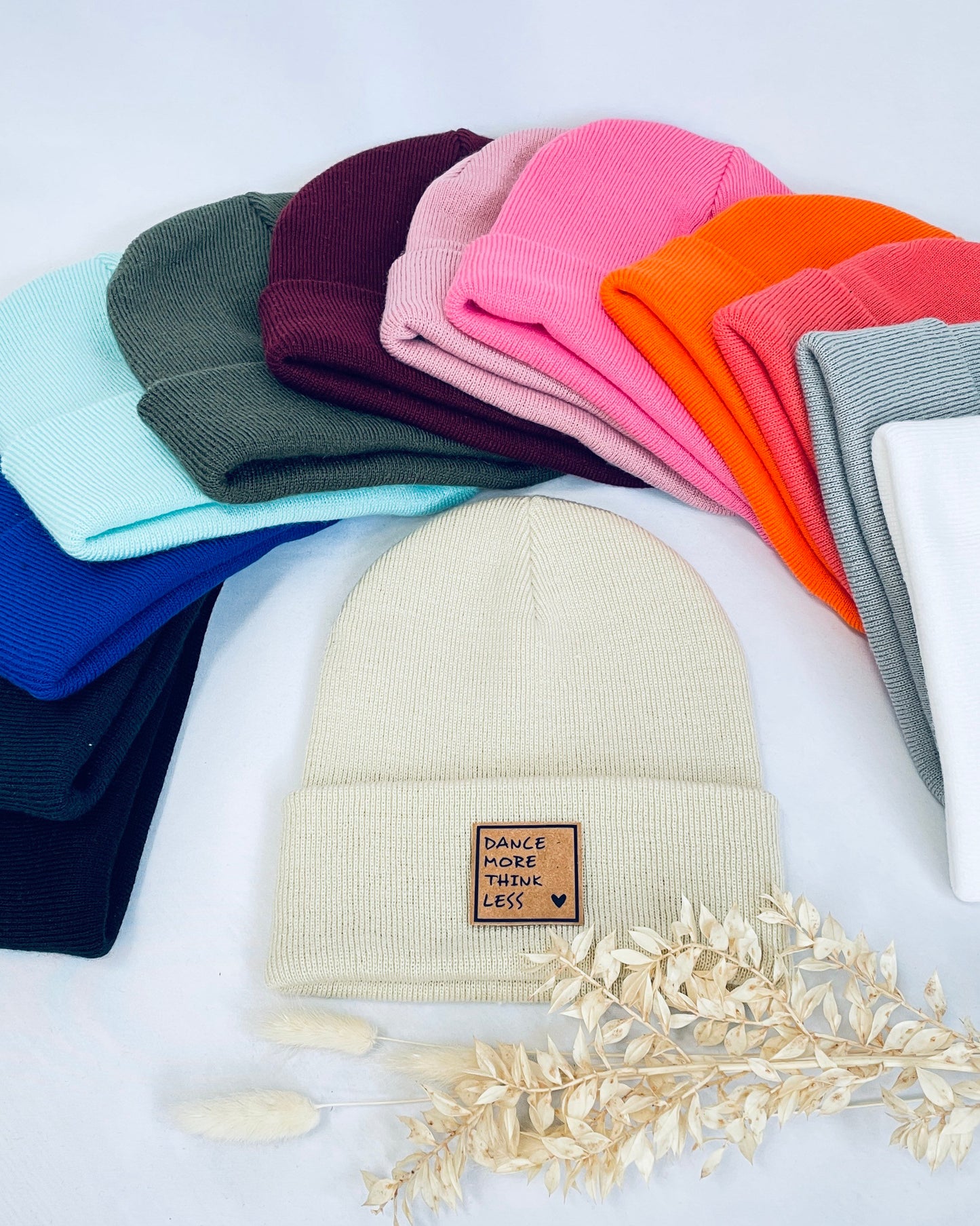 Hipster Beanie Unisex/ dance more think less/ JGA / Festival/