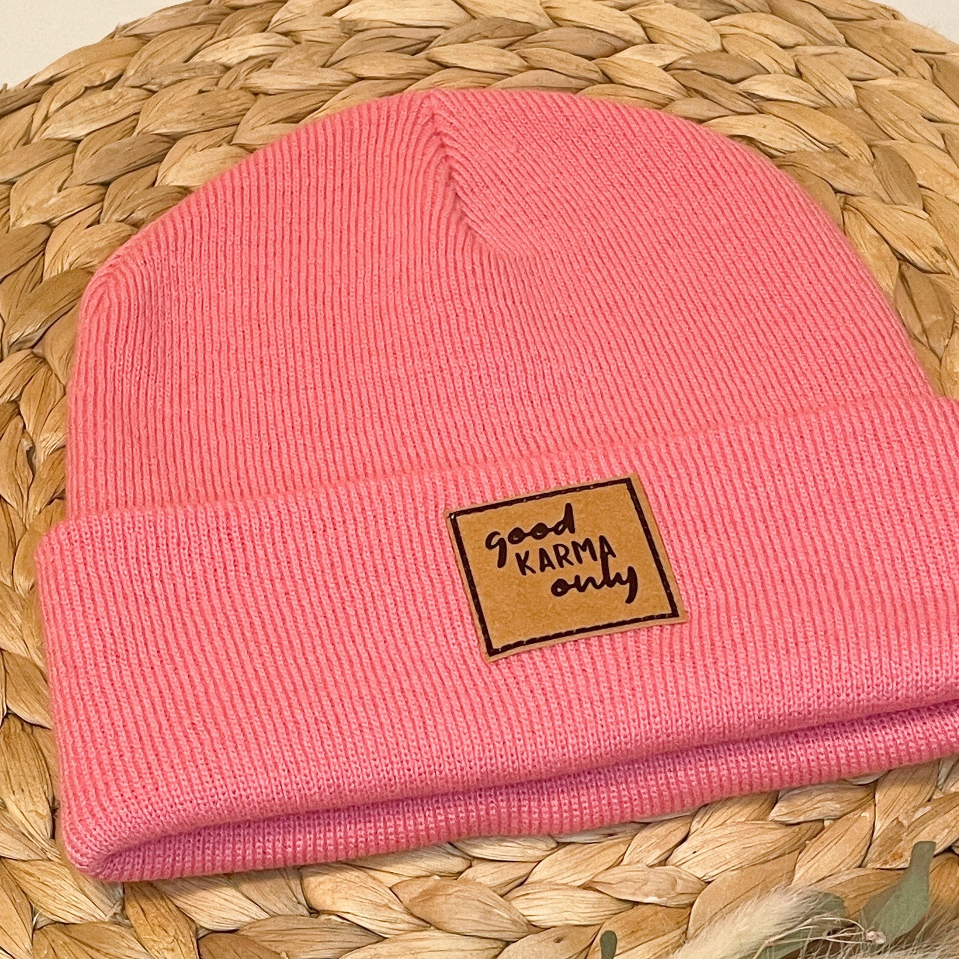 Hipster Beanie Unisex/good karma only / JGA / Festival/